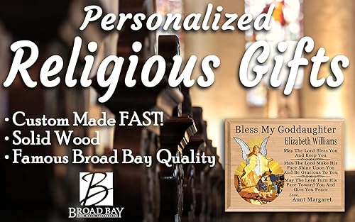 Baptism Gift Blessing Personalized Christening Gifts - for Boys Baby Girls Babies Made in USA (My Baptism) - Jamouz