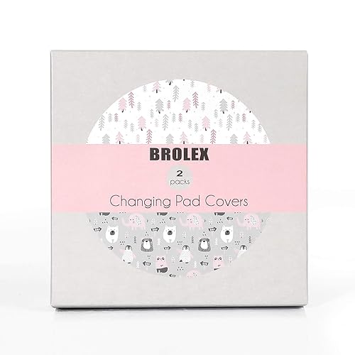 Stretchy Changing Pad Covers for Boys Girls,2 Pack Jersey Knit,Elephant & Whale - Jamouz