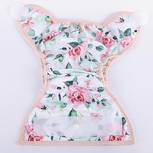 Baby Cloth Diaper Cover Nappy Hook and Loop Double Gusset 6.6lbs to 33lbs (Rabbits Wolves) - Jamouz