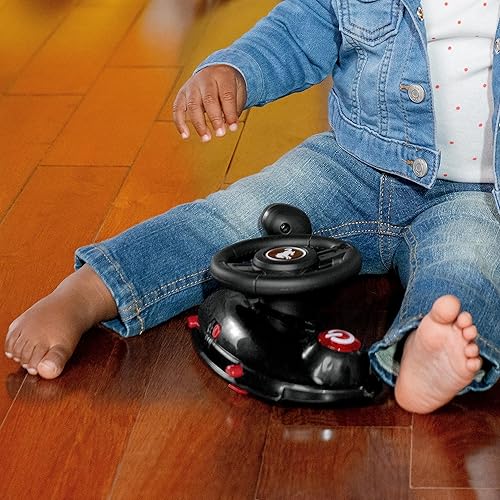 Bright Starts Ford F-150 4-in-1 Agate Black Baby Activity Center & Push Walker with Removable Interactive Steering Wheel-Toy, 6 Months and up - Jamouz