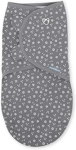 SwaddleMe by Ingenuity Original Swaddle with Easy-Change, 100% Cotton, Improves Sleep & Calms Startle Reflex, 3-6 Months, 3-Pack - Mountaineer - Jamouz