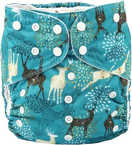 2 to 7 Years Old Junior Big Cloth Diaper Pocket Reusable Baby Kids Toddler (Be Brave) - Jamouz