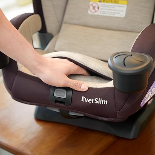 Safety 1st Everslim DLX Slim Convertible Car Seat– A 4-in-1 Convertible Child Safety Car Seats; Baby Car Seats for 5-100 lbs, Dunes Edge - Jamouz