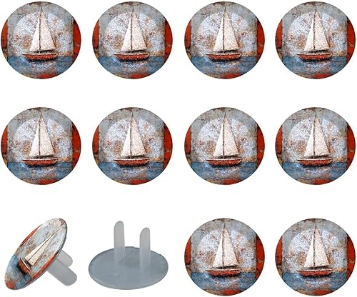 12 PCS Baby Child Proofing Outlet Covers, Electrical Safety Socket Protection Caps for 2-Prong Power Wall Plate Pure Black, czbhg-001 - Jamouz