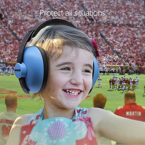 Baby Ear Protection Noise Cancelling Headphones for Babies for 3 Months to 3 Years (Blue) - Jamouz
