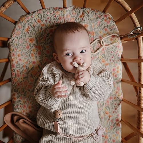 mushie Silicone Baby Teether Toy | Pretzel - Jamouz