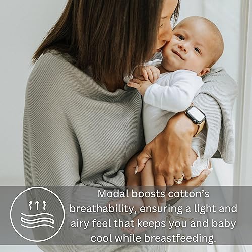 Nursing Cover – Soft, Breathable & Multi-Use | Full Coverage for Breastfeeding & Pumping | Lightweight & Stylish - Jamouz