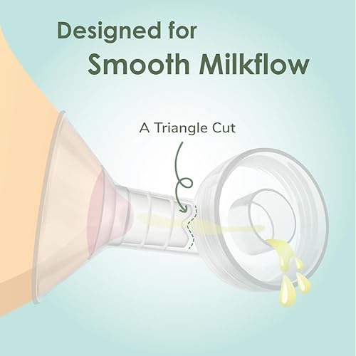 Maymom Flange Inserts 18mm Compatible with Spectra, Medela 24 mm Shields, Momcozy S9 Pro/S12 Pro, Willow Wearable Cup. Compatible with Medela Freestyle, Harmony, to Reduce 24mm Down to 18 mm; 2pc - Jamouz