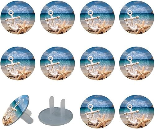 12 PCS Baby Child Proofing Outlet Covers, Electrical Safety Socket Protection Caps for 2-Prong Power Wall Plate Pure Black, czbhg-001 - Jamouz