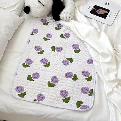 AUNMAS Bed Pads, Reusable Washable Mattress Protector Baby Diaper Changing Pad Liners Baby Crib Mattress (Happy Bear M) - Jamouz