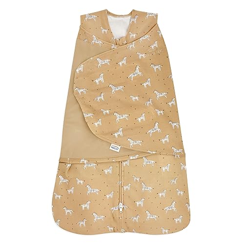 HALO 100% Cotton Sleepsack Swaddle, 3-Way Adjustable Wearable Blanket, TOG 1.5, Baby Blue, Newborn, 0-3 Months - Jamouz