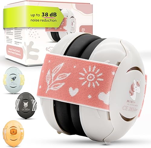 Schallwerk ® Mini+ Baby Ear Muffs – Noise Protection for Babies, Infants, Toddlers – CE & ANSI Certified Headphones - Jamouz