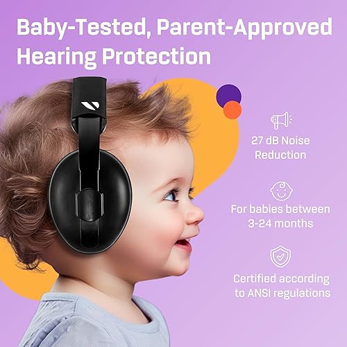 Vanderfields Baby Ear Protection Noise Cancelling Headphones for Babies, Toddlers, Infants 3 months to 2 years - Jamouz