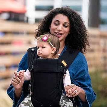 Beco Baby Carrier Gemini Newborn to Toddler-Front, Back and Hip Seat Carrier,Baby Carrier Backpack & Baby Front Carrier with Adjustable Seat,Ergonomic Baby Holder 7-35lbs (Grey) - Jamouz