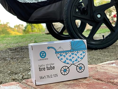 Graco Stroller Tire Tube Replacement - [Rear Wheels] 16'x1.75' Inner Tube for Graco Jogging Strollers - Wayfinder, Alterrain, Revolution Flex/Pro/SE, Strides, Ironman & All Duallie Joggers - Jamouz