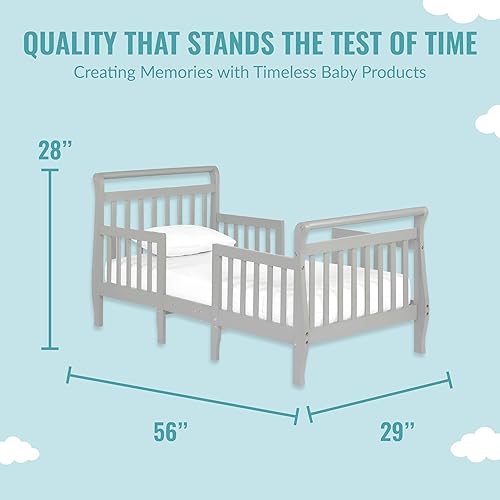 Emma 3-In-1 Convertible Toddler Bed In Fuschia Pink, Converts To Two Chairs And-Table, Low To Floor Design, JPMA Certified, Non-Toxic Finishes, Safety Rails - Jamouz