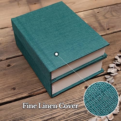 Small 4x6 Photo Album with Writing Space Holds 30 Photos Ideal for Wedding Theme-Album and Baby Photo Album (Beige) - Jamouz