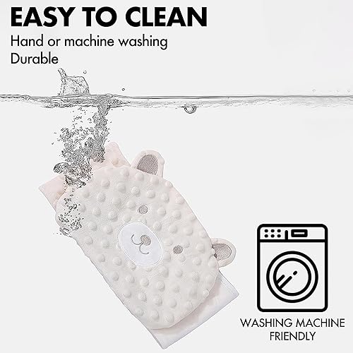 Baby Colic Relief Gripe Belt Seed Heating Pad with Gentle Warmth Tummy Wrap for Soothing Gas and Upset Stomach (Beige, 0m+) - Jamouz