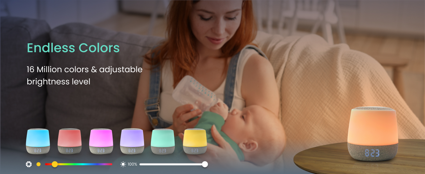 babysense dreamer endless colors 16 million rgb colors