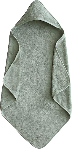 mushie Baby Hooded Towel | Organic Cotton (Blush) - Jamouz