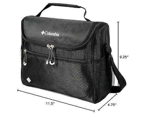 Columbia Badger Ridge Insulated Baby Food and Bottle Tote, Black - Jamouz