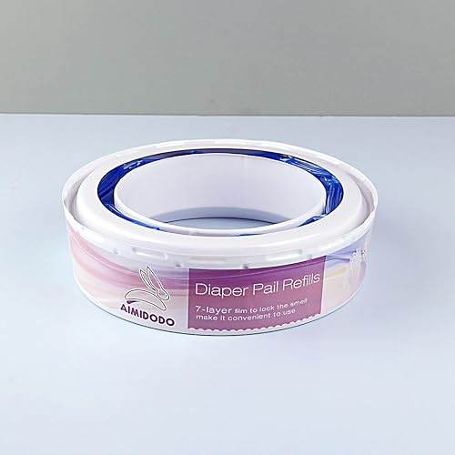 4-Pack Diaper Pail Refills Compatible with Genie and Munchkin Diaper Pails Refills - Jamouz