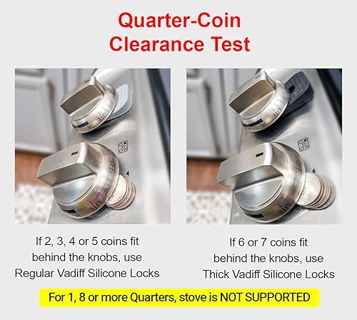 Silicone Gas Stove Child Safety Knob Locks | Stove Knob Cover (5 Pk) (Gray) - Jamouz