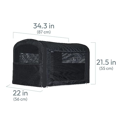 WONDERFOLD Flex Canopy for Stroller Wagon - Wagon Canopy with Removable Front/Back, Mesh Sides, Adjustable Side Panels & Convenient Storage Pockets, W4 Elite/Luxe - Jamouz