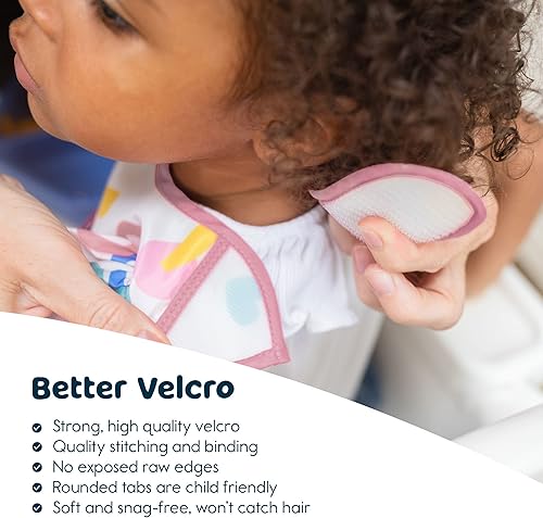 Tiny Twinkle Mess Proof Baby Bib - Waterproof Toddler and Baby Apron Bib - Machine Washable - PFAS and BPA Free - Jamouz