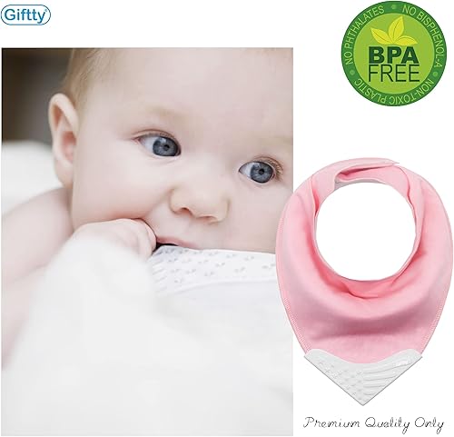 Giftty Baby Teething Bibs Set - Jamouz