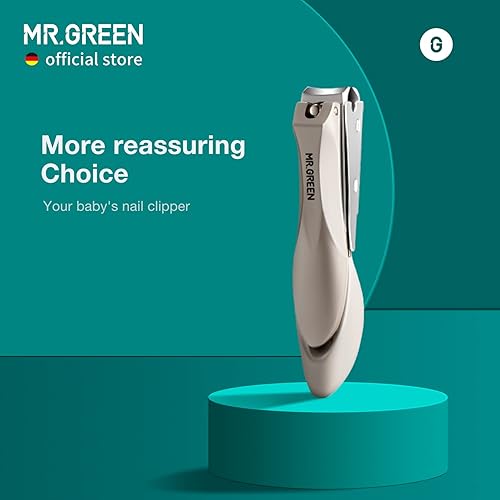 MR.GREEN Baby Safety Nail Clippers Nail Care Clippers Fingernail Cutter Newborn Baby Convenient Nail File Manicure Tools (Baby Nail Clipper) - Jamouz