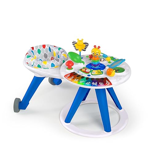 Baby Einstein Around We Grow 4-in-1 Walker, Discovery Activity Center and Table, Age 6 Months and up - Jamouz