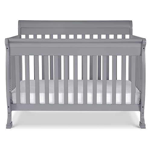 DaVinci Kalani 4-in-1 Convertible Crib in White, Greenguard Gold Certified - Jamouz