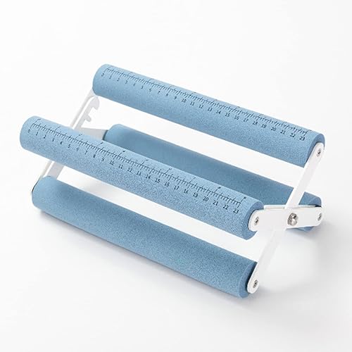 Craft Express Tumbler Cradle Holder for Crafting Blue with Foam Measuements and Adjustable Widths for Any Cups, Mugs, tumblers, Bottles, Vinyl Crafting - Jamouz