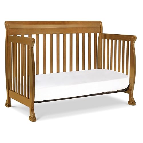 DaVinci Kalani 4-in-1 Convertible Crib in White, Greenguard Gold Certified - Jamouz