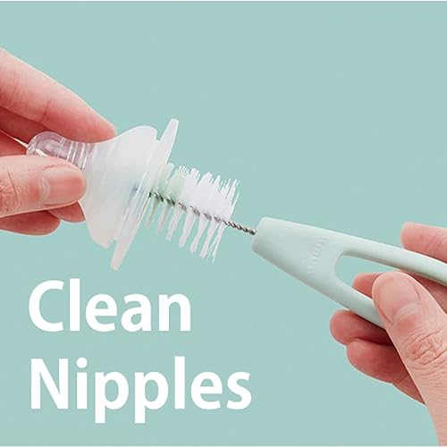 Simba Rotary Nipple Brush (Green, Set of 2) - Jamouz