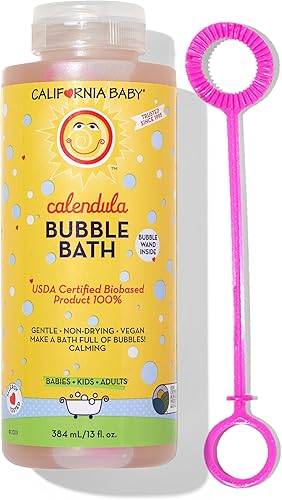 California Baby Calendula Aromatherapy Bubble Bath 13 fl oz (390 ml) - Jamouz
