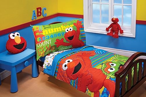 Sesame Street ABC 123 4 Piece Toddler Set - Jamouz