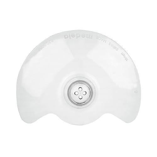Medela Contact Nipple Shield for Breastfeeding, Medium 20mm Nippleshield, For Latch Difficulties or Flat or Inverted Nipples, Made Without BPA - Jamouz