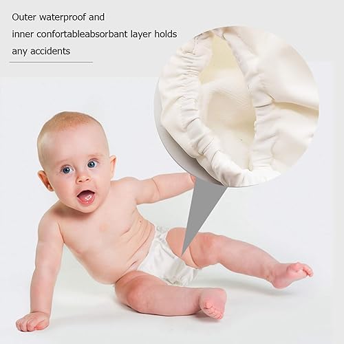 IIjnUhb Swim Diapers Baby Reusable 2 Pack,Washable Pants for 0-3 Years Boys Girls Swimming Lesson Shower Gifts - Jamouz
