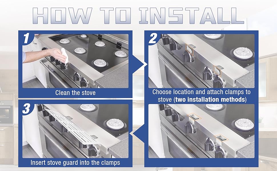 SDSNTE Safety Adhesive Stove Guard