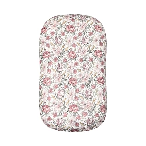 Little Jump Cotton Baby Lounger Covers, 2 Pack, Soft Removable Slipcovers for Newborn Infant Lounger, for Girls Boys, Coffee Checkered (Coffee & Green Checkered) - Jamouz