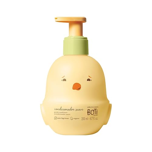 O Boticário Boti Baby Conditioner, Hypoallergenic & Tear Free, Vegan, Alcohol Free, Paraben Free & Dye Free, 200ml - Jamouz