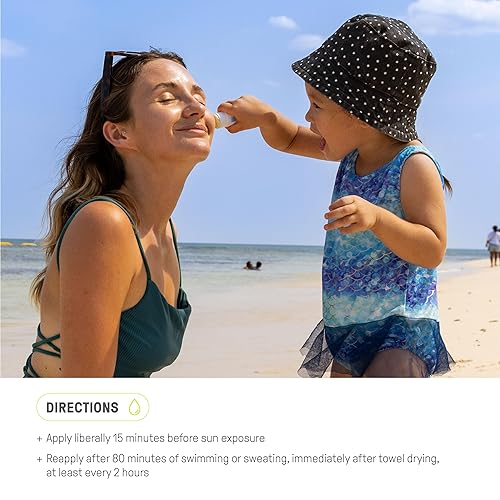 Raw Elements Baby & Kids SPF 30 Organic Sunscreen Tin, Non-Nano Zinc Oxide, Reef-Safe, Cruelty-Free, Gluten & Nut Free, Travel Sunblock 3.0 oz - Jamouz