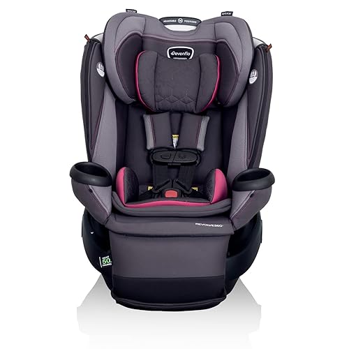 Evenflo Convertible Car Seat w/ 360 Degree Rotation & 3 Modes, Revolve360, Revere Gray - Jamouz