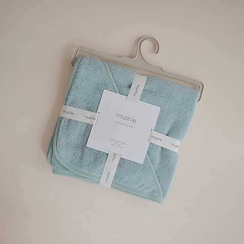 mushie Baby Hooded Towel | Organic Cotton (Blush) - Jamouz
