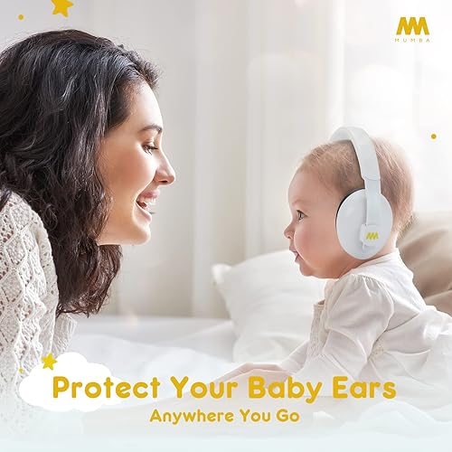 Mumba Baby Ear Protection Noise Cancelling Headphones for Babies and Toddlers Baby Earmuffs - Ages 3-24+ Months - Jamouz