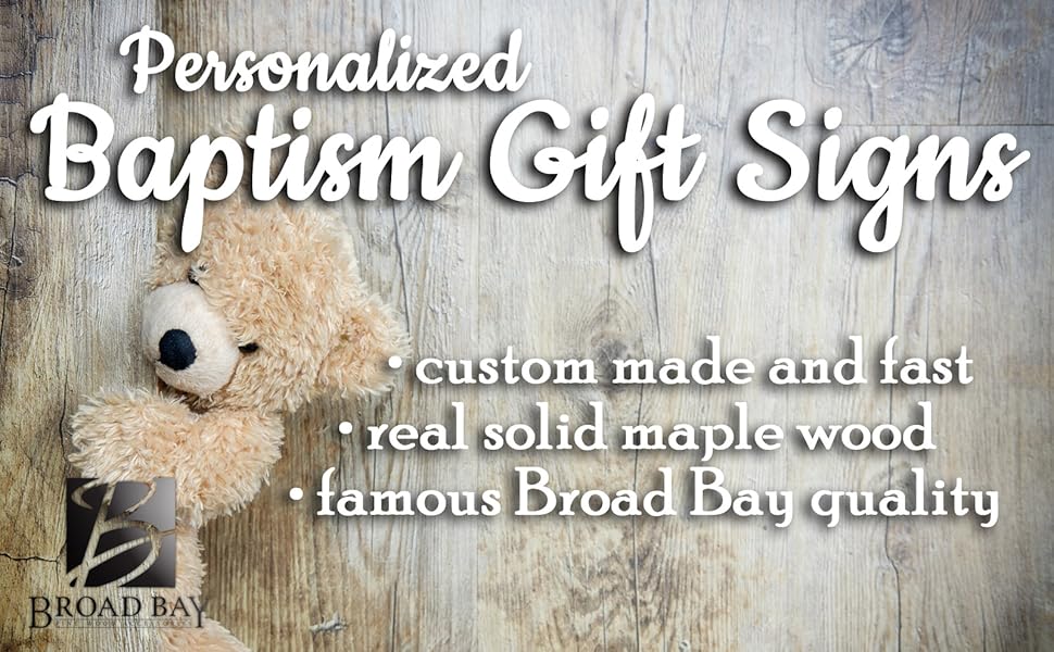 Personalized Baptism Christening Gifts