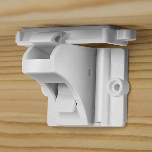 Child Safety Magnetic Cabinet Locks - vmaisi 4 Pack Adhesive Baby Proofing Cabinets & Drawers Latches - Jamouz