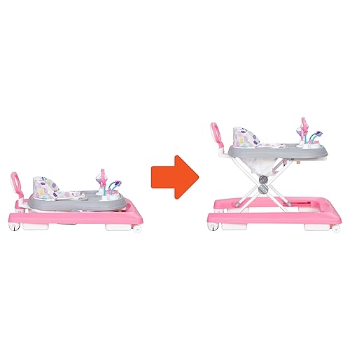 Smart Steps® Trend Plus 2-in-1 Walker with Deluxe Toys, Orbits Pink - Jamouz